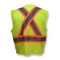 Radians Hi-Vis Econ TpR/Cl2 Msh XBk Vest/2Tn Trm-Grn-M SV22X-2ZGM-M - alternate 3